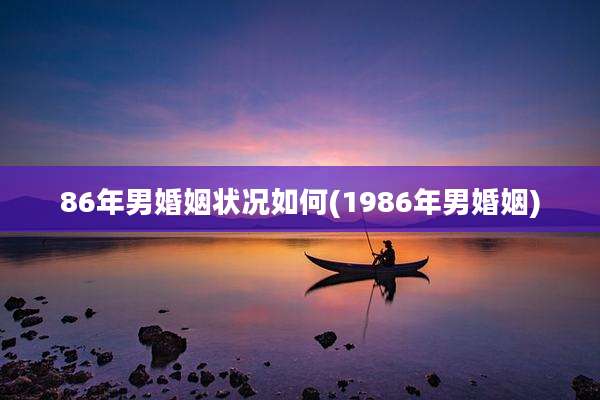 86年男婚姻状况如何(1986年男婚姻)