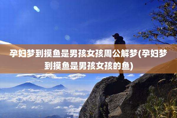 孕妇梦到摸鱼是男孩女孩周公解梦(孕妇梦到摸鱼是男孩女孩的鱼)