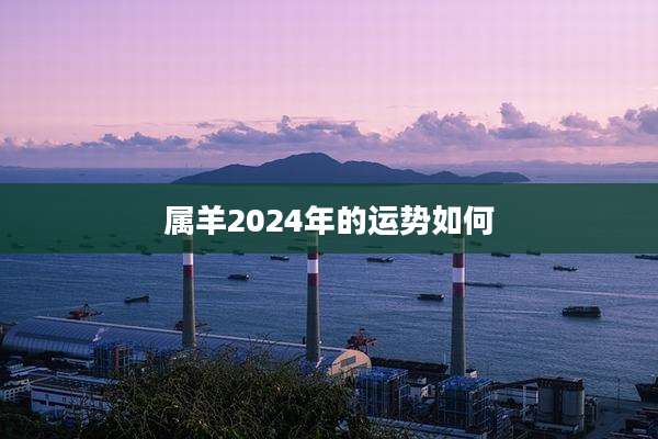 属羊2024年的运势如何
