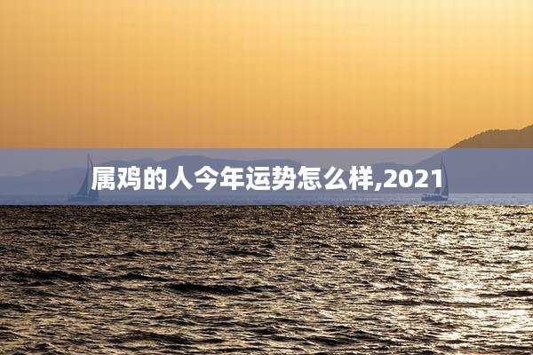 属鸡的人今年运势怎么样,2021