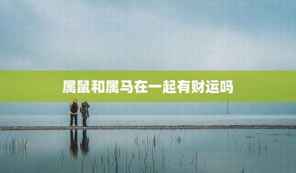 属鼠和属马在一起有财运吗