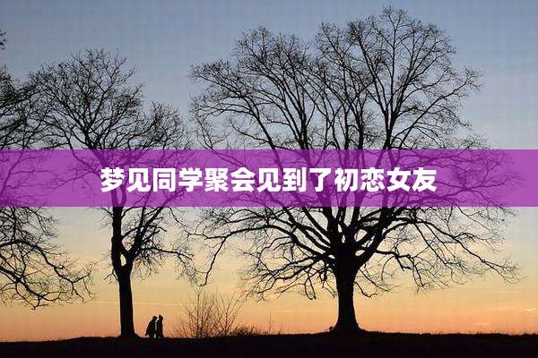 梦见同学聚会见到了初恋女友