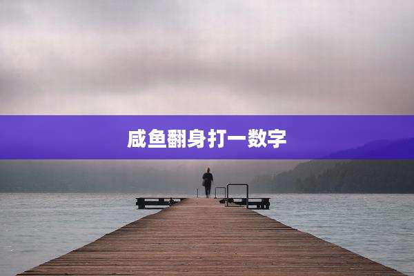 咸鱼翻身打一数字