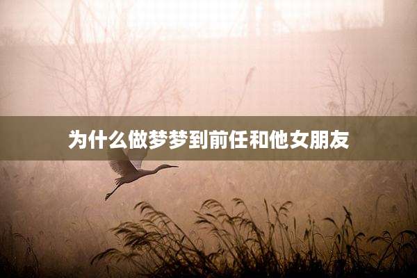 为什么做梦梦到前任和他女朋友