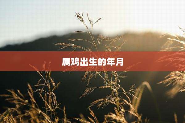 属鸡出生的年月