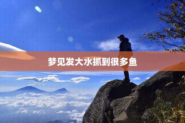 梦见发大水抓到很多鱼