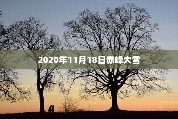 2020年11月18日赤峰大雪