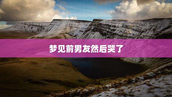 梦见前男友然后哭了