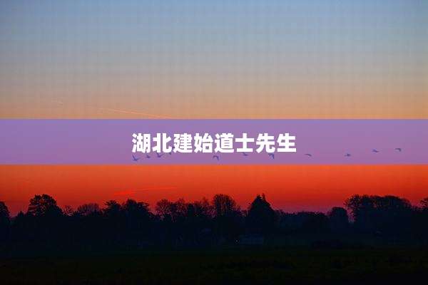 湖北建始道士先生