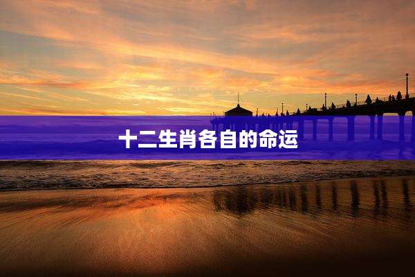 十二生肖各自的命运