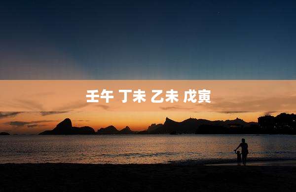壬午 丁未 乙未 戊寅