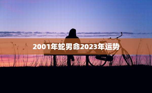 2001年蛇男命2023年运势