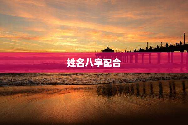姓名八字配合