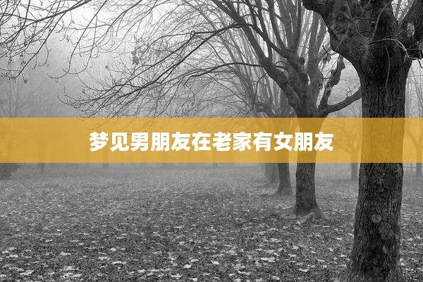 梦见男朋友在老家有女朋友
