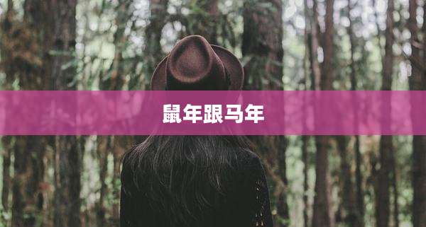 鼠年跟马年