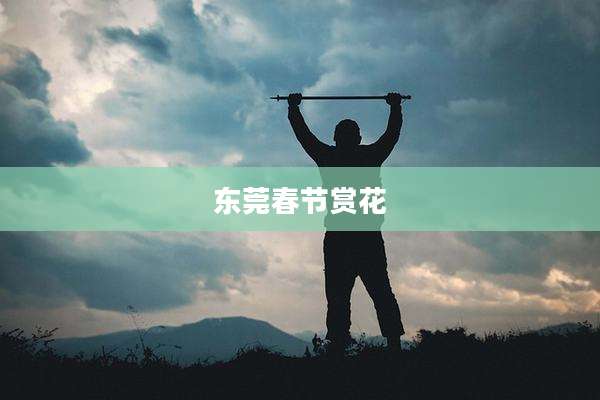东莞春节赏花