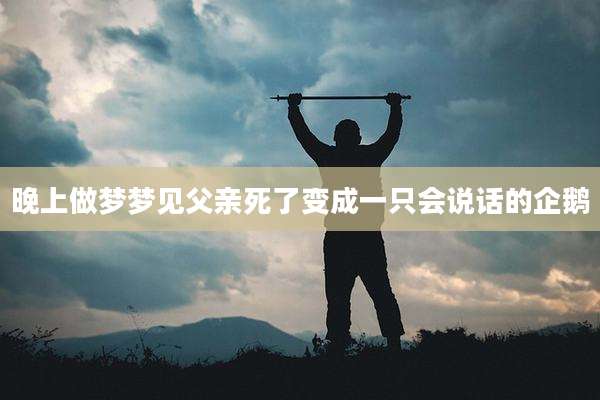 晚上做梦梦见父亲死了变成一只会说话的企鹅