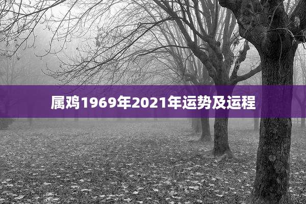 属鸡1969年2021年运势及运程