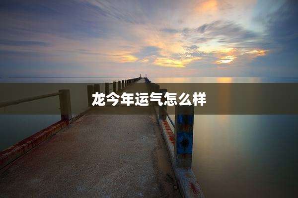 龙今年运气怎么样