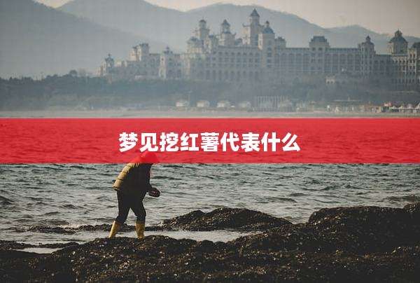 梦见挖红薯代表什么