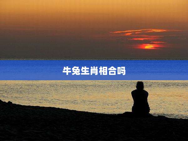 牛兔生肖相合吗