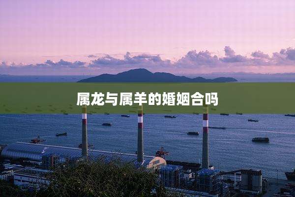 属龙与属羊的婚姻合吗