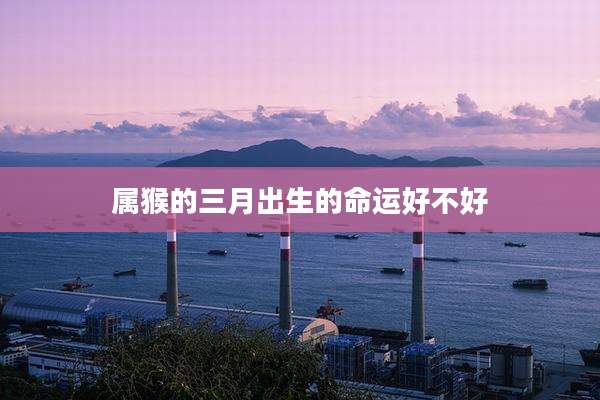 属猴的三月出生的命运好不好