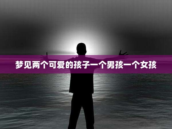 梦见两个可爱的孩子一个男孩一个女孩