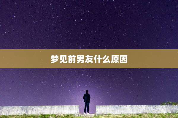 梦见前男友什么原因