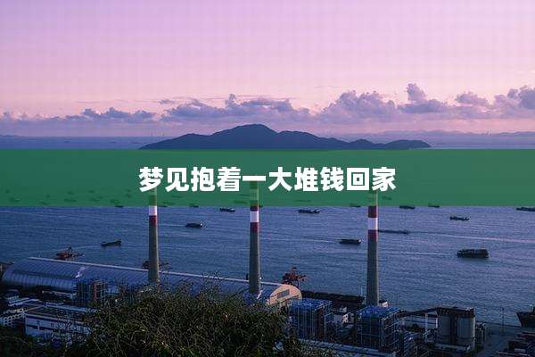 梦见抱着一大堆钱回家