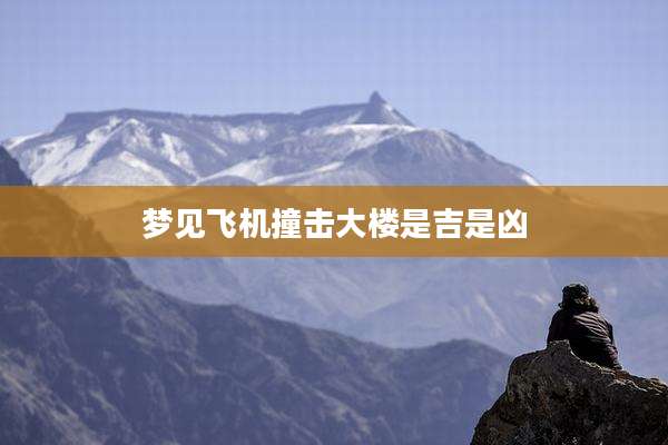 梦见飞机撞击大楼是吉是凶