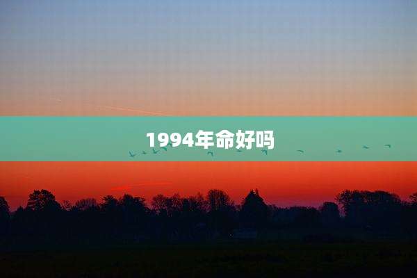 1994年命好吗