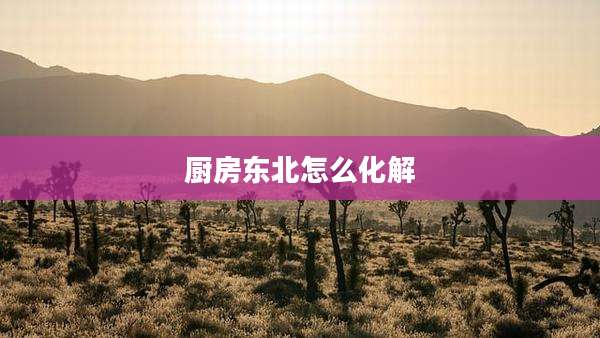 厨房东北怎么化解