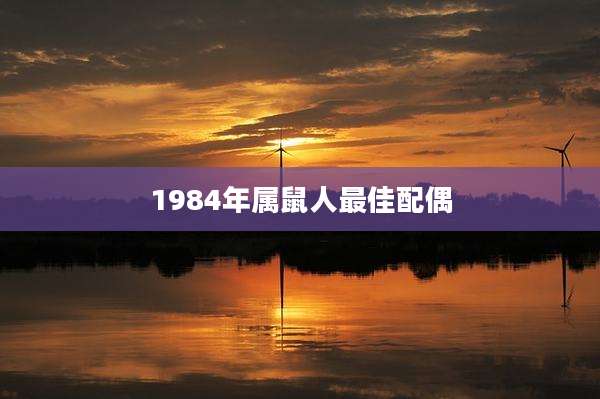 1984年属鼠人最佳配偶