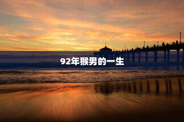 92年猴男的一生