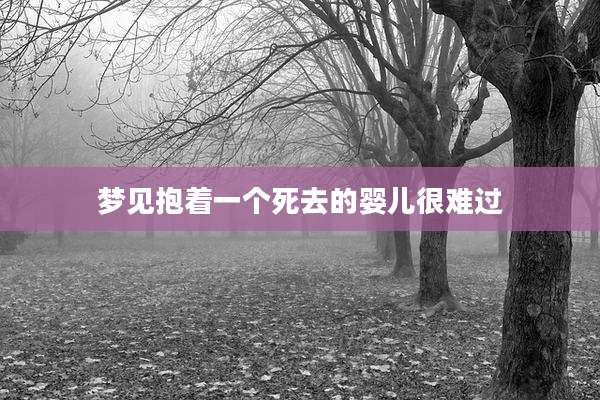 梦见抱着一个死去的婴儿很难过