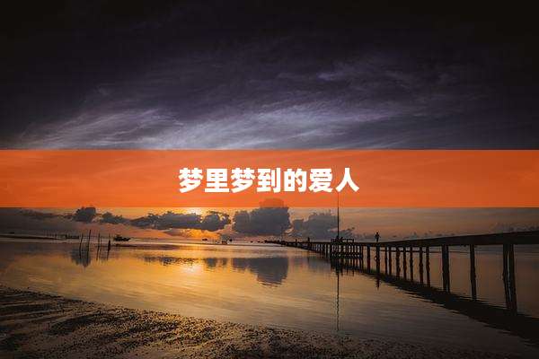 梦里梦到的爱人
