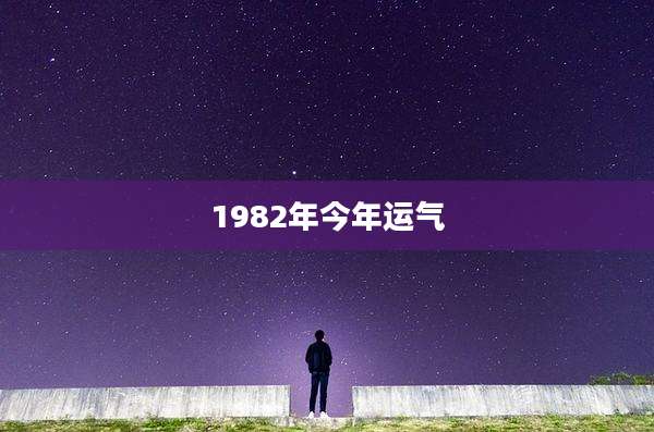 1982年今年运气