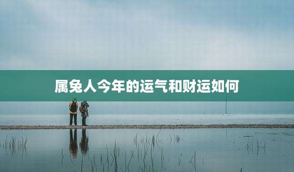 属兔人今年的运气和财运如何