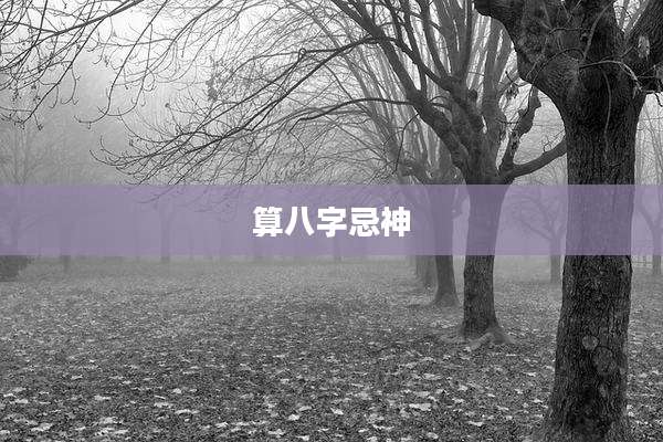 算八字忌神