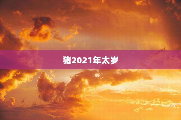 猪2021年太岁