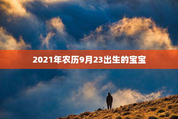 2021年农历9月23出生的宝宝
