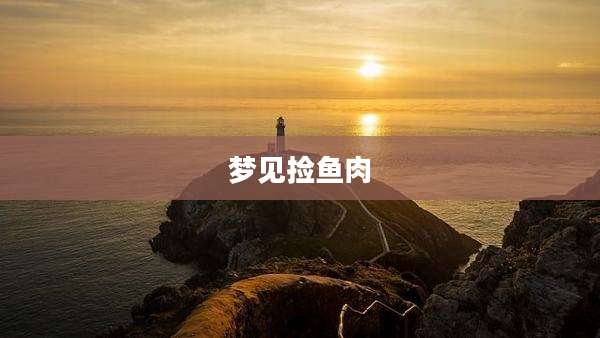 梦见捡鱼肉