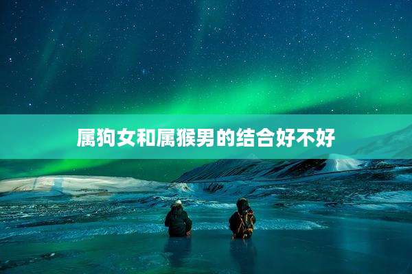 属狗女和属猴男的结合好不好