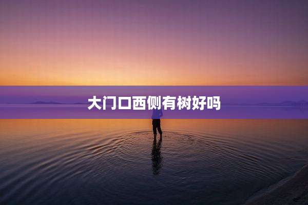 大门口西侧有树好吗