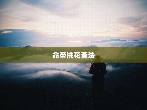 命带挑花查法