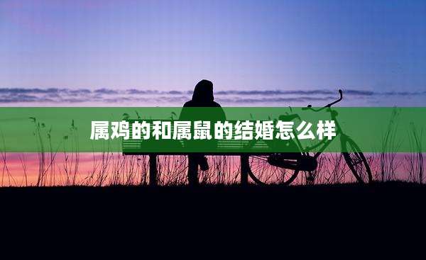 属鸡的和属鼠的结婚怎么样