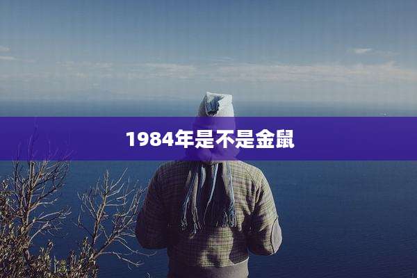 1984年是不是金鼠