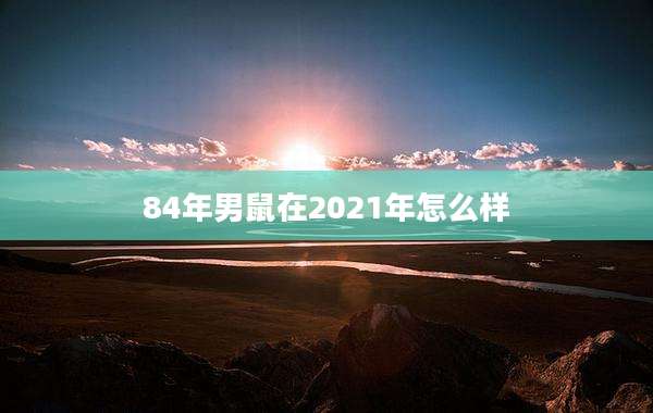 84年男鼠在2021年怎么样
