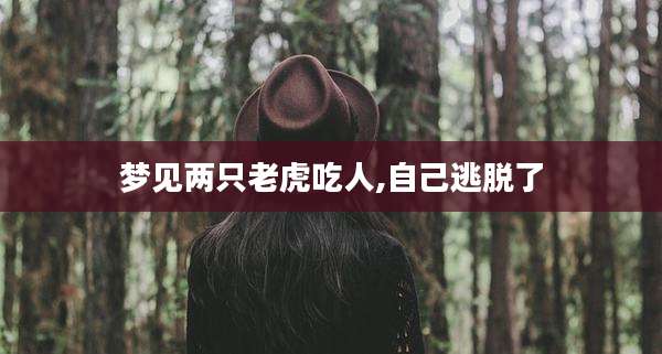 梦见两只老虎吃人,自己逃脱了